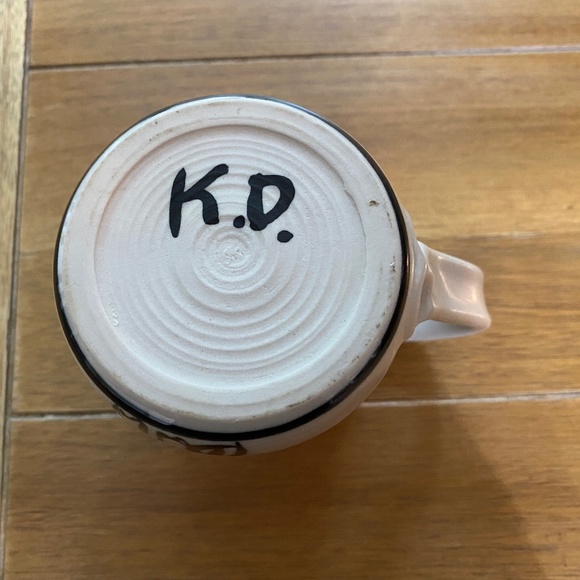 Karen Donleavy Cow Coffee Cup Mug Signed KD - Picture 4 of 4